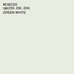 #E9ECE0 - Green White Color Image